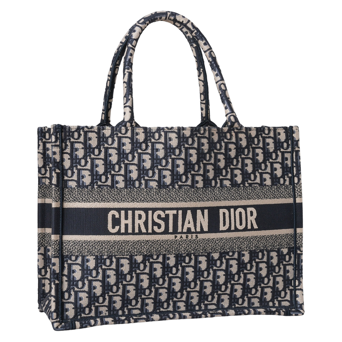 CHRISTIAN DIOR(USED)디올 오블리크 북토트 36 & 트윌리